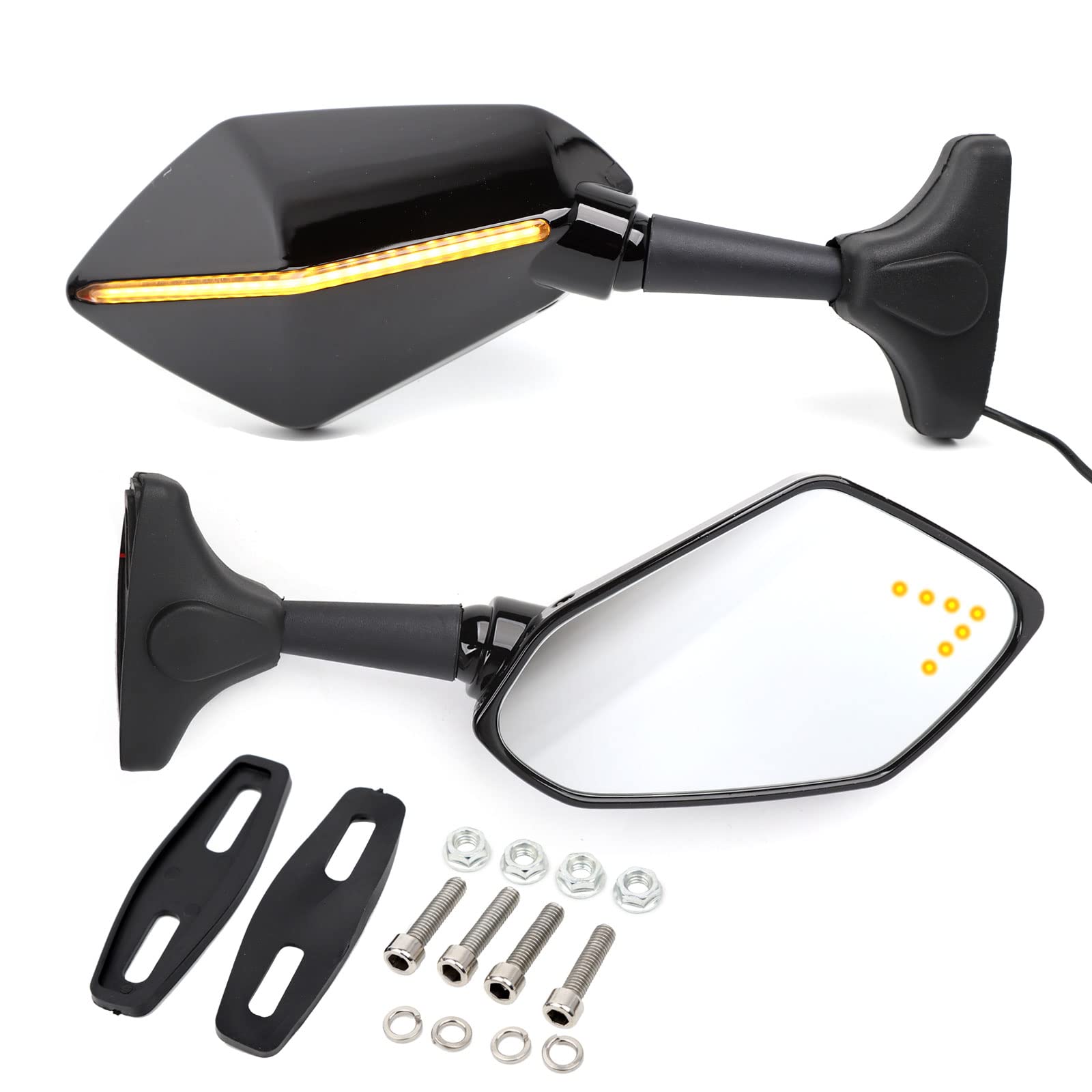 鈴木 Amazon.com: Mokuo Adjustable Motorcycle LED Turn Signal